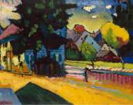 Kandinsky Vasily View of Murnau  - Hermitage